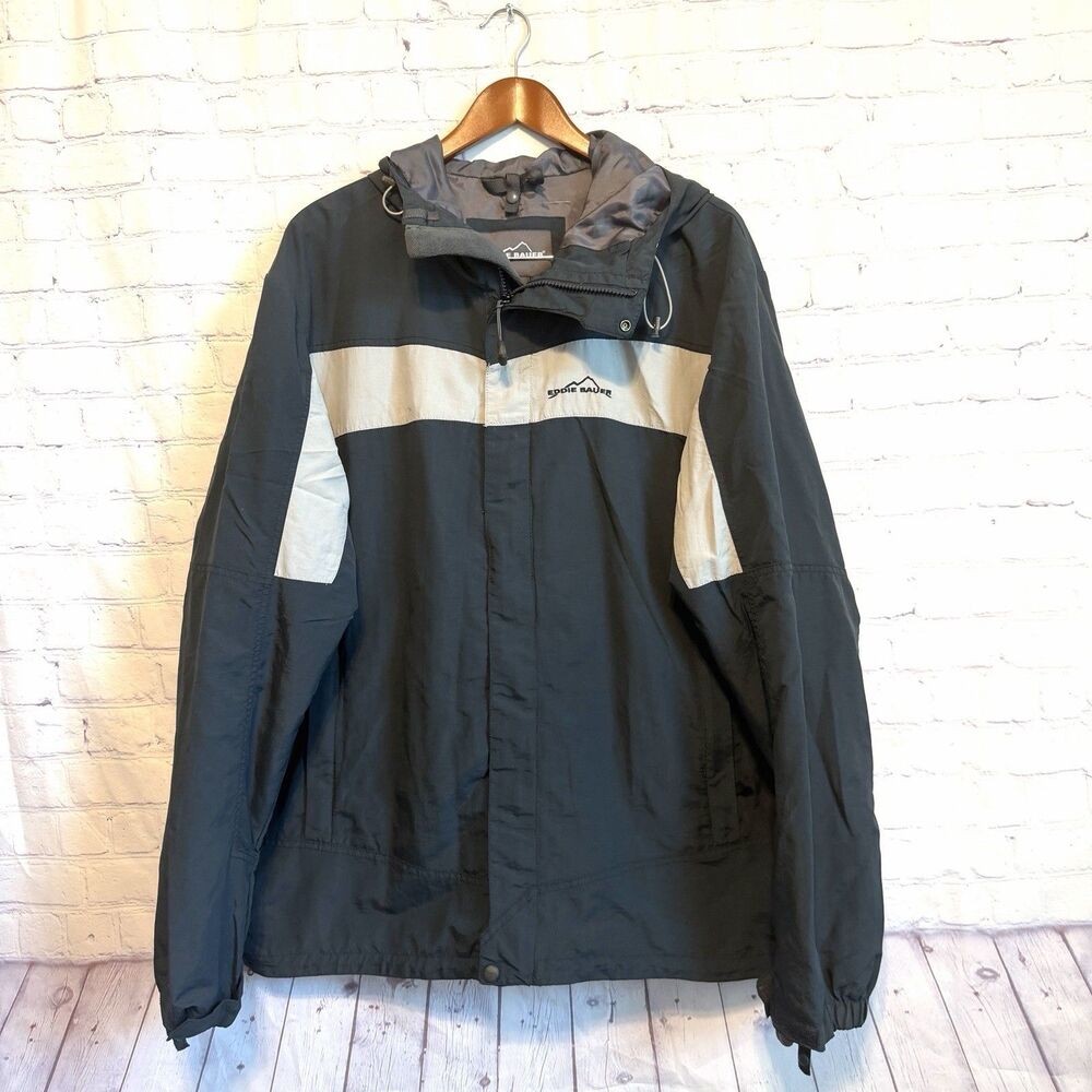 Eddie Bauer Cloud Cap Stretch Waterproof Rain Jacket Storm Two-Tone Men’s XL - Picture 1 of 11